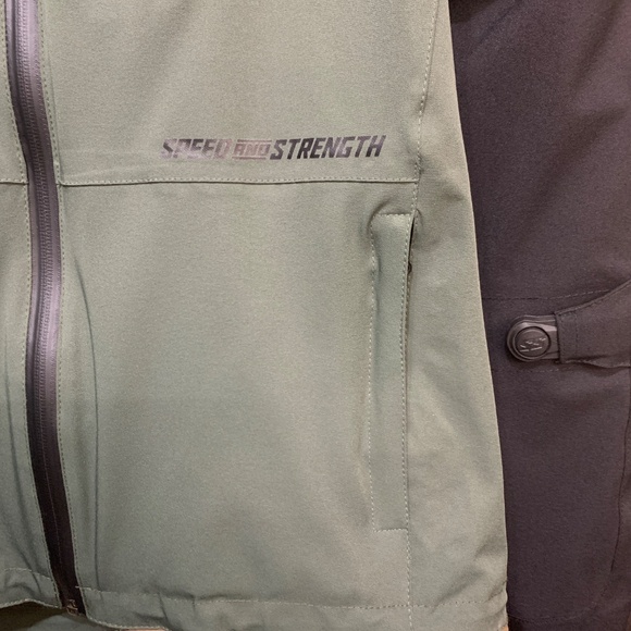 Speed And Strength Fame And Fortune Hooded Motorcycle Jacket Mens US Small - Picture 5 of 16